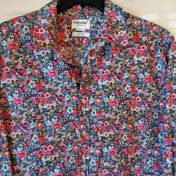 Men's Floral Multicolor Shirt - Picture 1 of 8